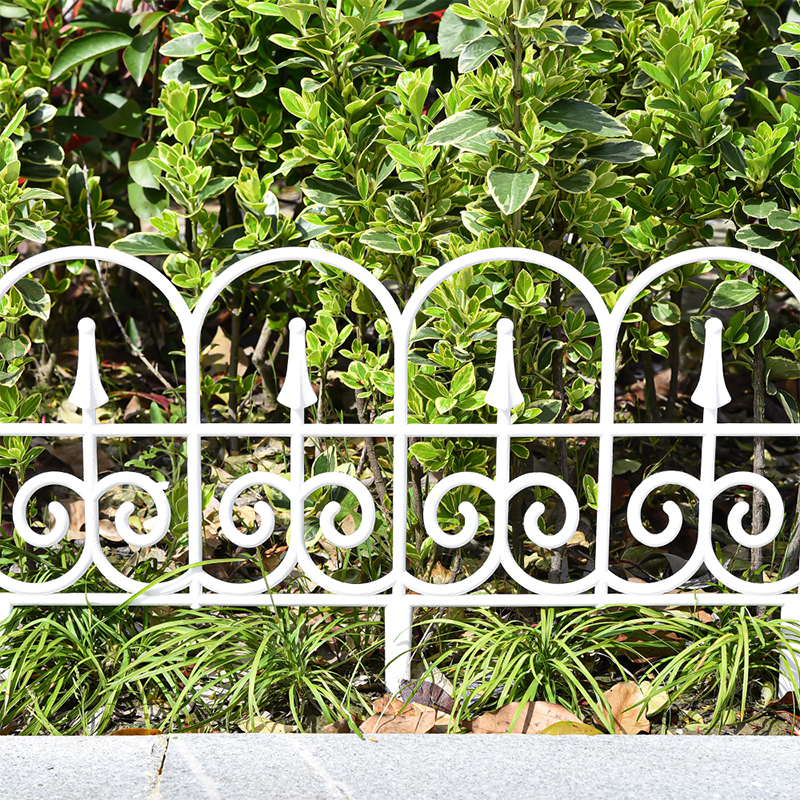 WL-011 Cerca de Jardín de Plástico Resistente a la Decoloración