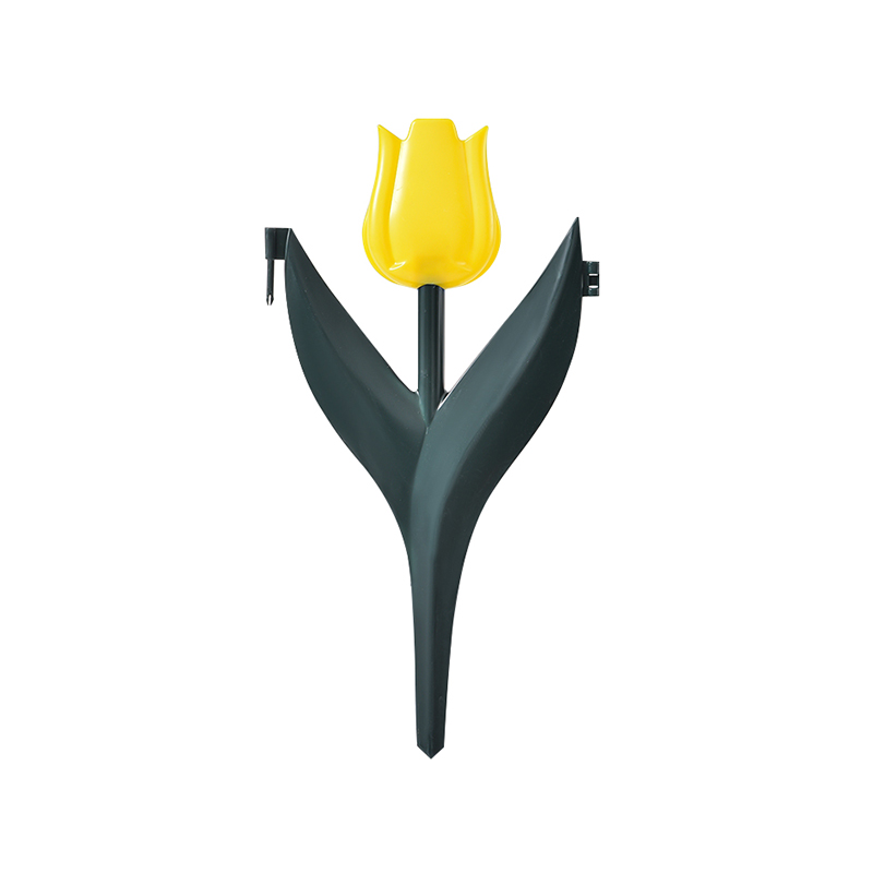 WL-014 Cerca de Jardín de Plástico con Diseño de Tulipán